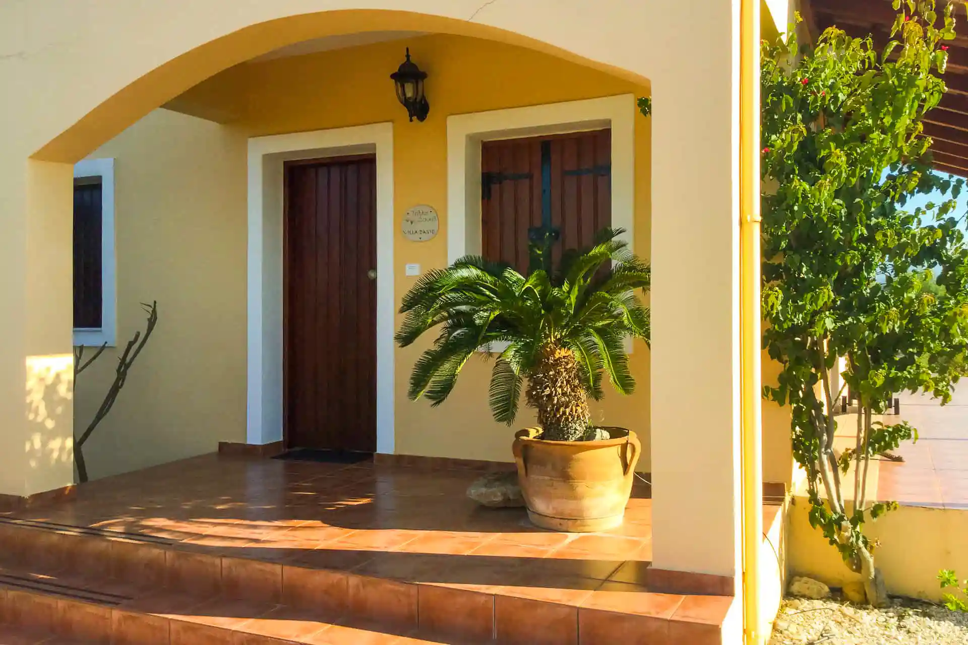 Villa front door